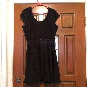 American rag black skater dress